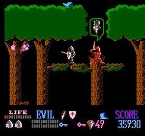 nes game wizards and warriors