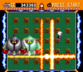 Super Bomberman 5 - All Bosses 